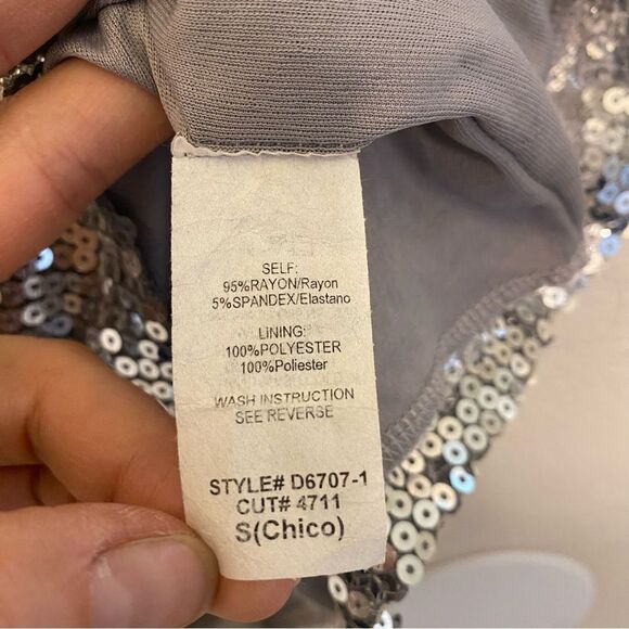 Style Biz Inc deep v neck Sexy y2k formal Bodycon Stretchy Mini Party dress S - Picture 9 of 11